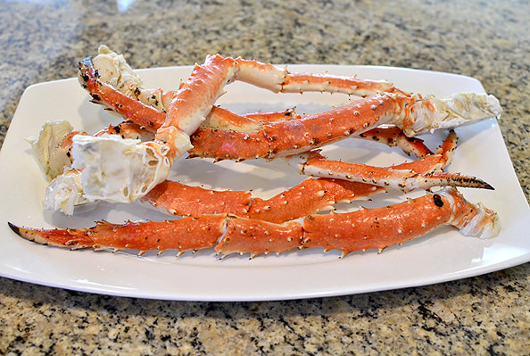 How to eat king crab legs