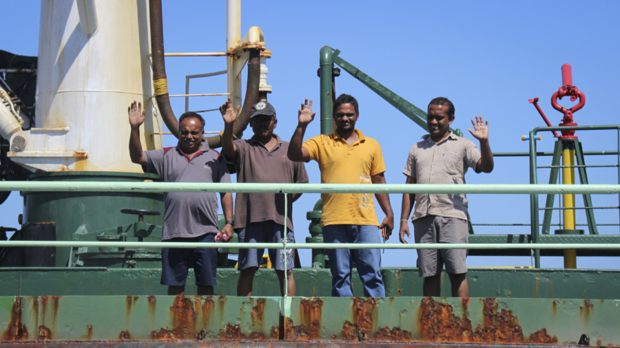 Hijacked ship released by Somali pirates, at safe port