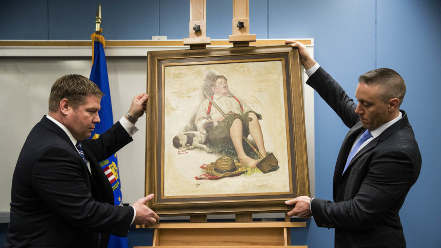 Stolen Norman Rockwell painting returned to family after 40 years