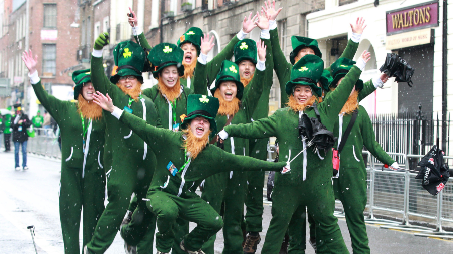 Irish mythical creatures dance through Dublin’s streets for St. Patrick’s Day