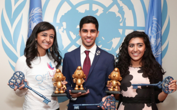 United Nations and Smurfs celebrate ahead of International Day of Happiness