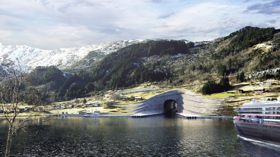 Norway intends to build the world’s first ship tunnel