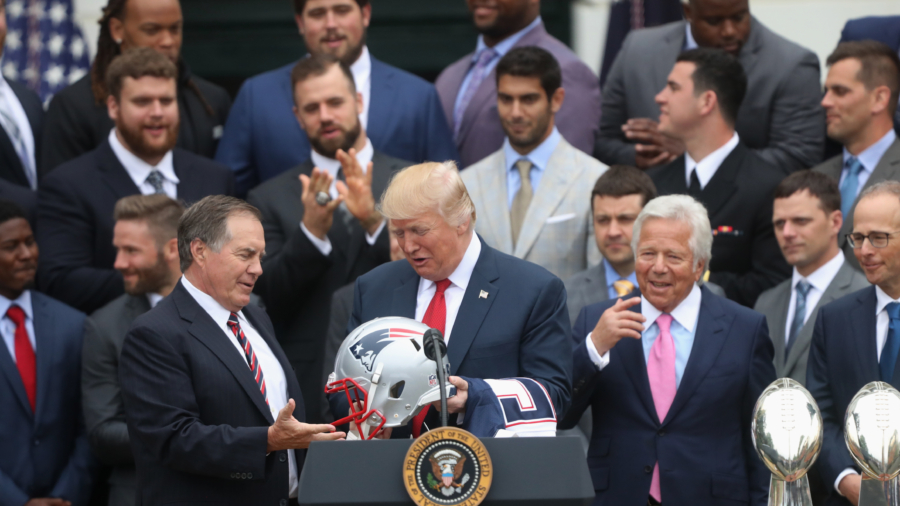 Trump celebrates Patriots Super Bowl win at White House