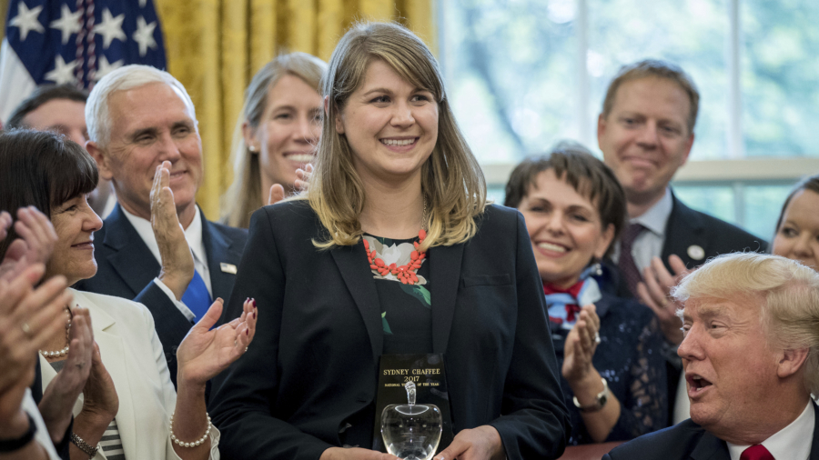 Trump celebrates National Teacher of the Year at White House