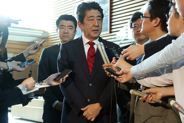 Japanese prime minister condemns NKorea missile launch