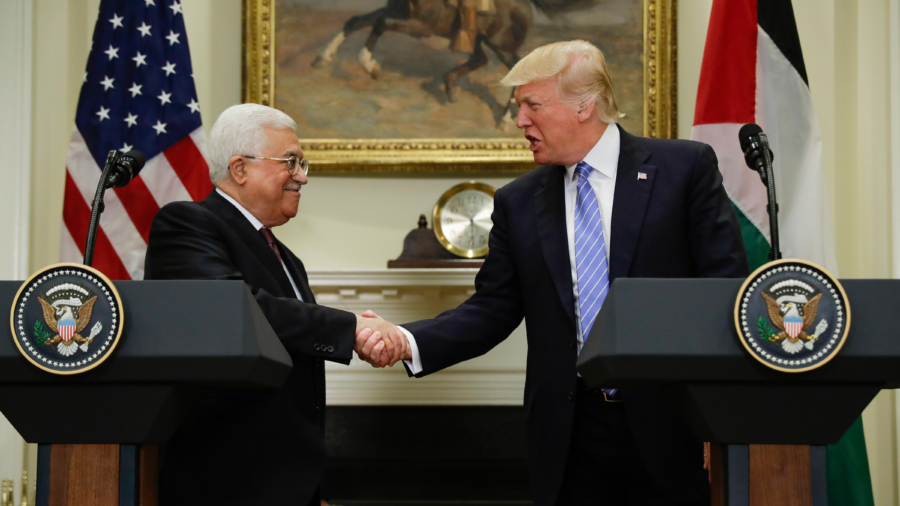Abbas pleased by talks with Trump