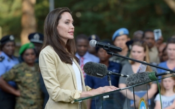 Angelina Jolie speaks to and for refugees in Kenya