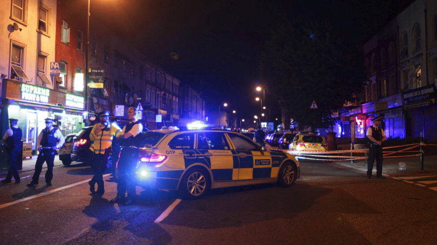 Van rams crowd outside London mosque, injuring several people