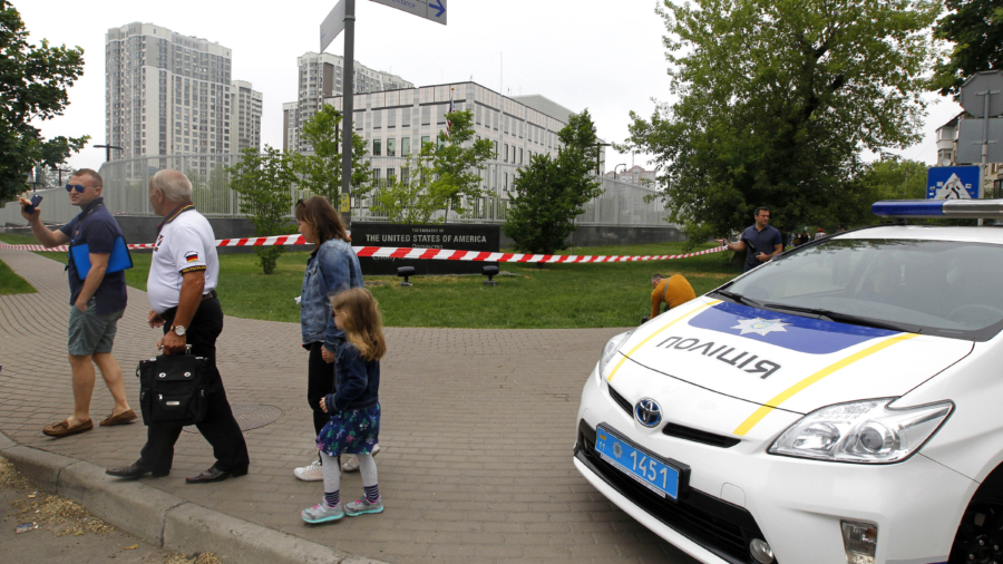 Bomb explodes at US embassy in Kyiv, Ukraine
