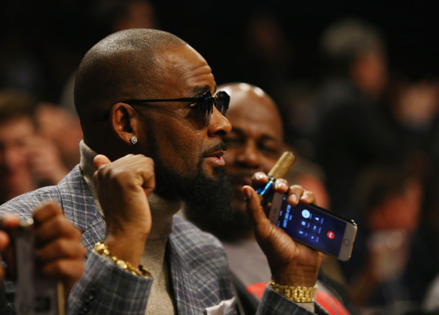 Singer R. Kelly attends the Brooklyn Nets vs the Atlanta Hawks at The Barclays Center in New York City on Nov. 17, 2015. (Al Bello/Getty Images)
