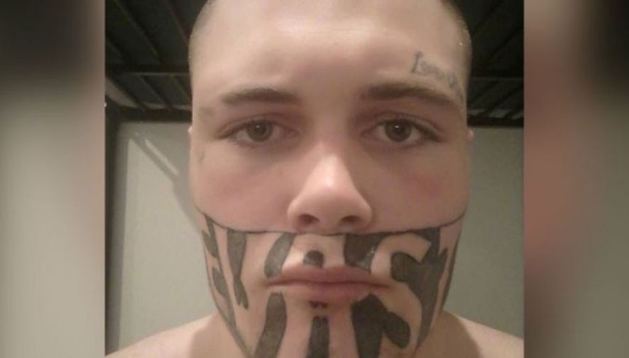 Man with ‘DEVAST8’ tattoo gets offer of free removal