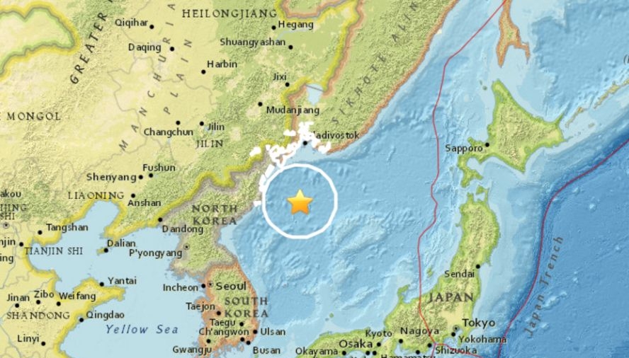 Quake hits hundreds of miles from North Korea