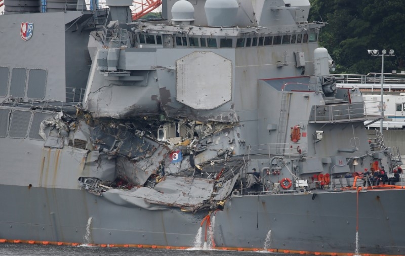US to haul stricken destroyer from Japan back to US for repairs