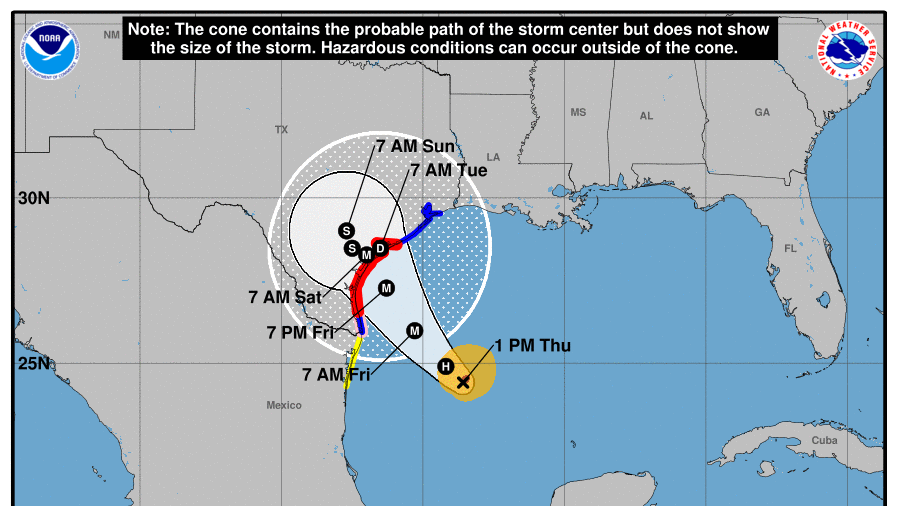 Texas on Alert as Harvey Looks to Intensify from Storm to Hurricane