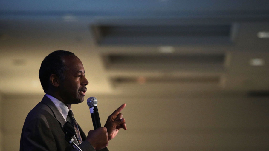 Ben Carson’s Home Vandalized, Says Dialogue Is Solution to Divided America