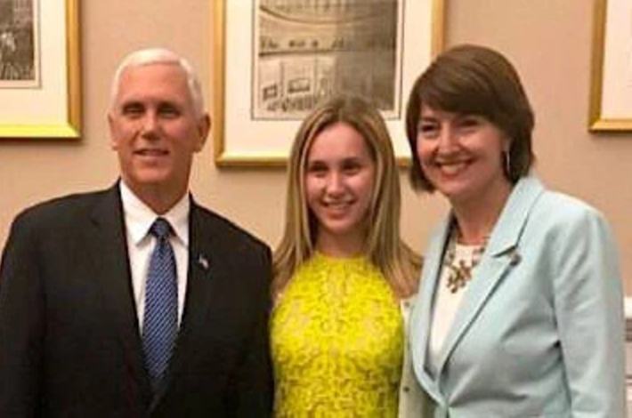 College Student Says She Was Bullied After Posting Photo With Mike Pence