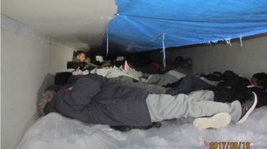 60 Illegal Immigrants Found Inside Cold Tractor-Trailer