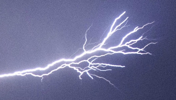 Lightning strike in a file photo. (Jack Guez/AFP/Getty Images)