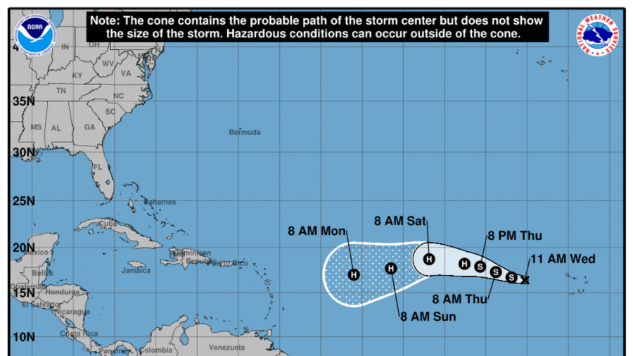 Tropical Storm Irma Forms in Eastern Atlantic Ocean