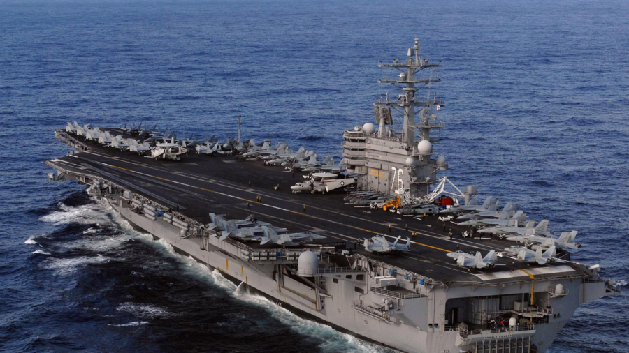 USS Ronald Reagan Enters South Korean Port as North Korea Tensions Simmer