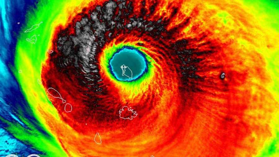 Tiny Caribbean Island Devastated by Hurricane Irma