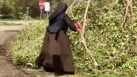 Florida Hurricane Irma Nun Reveals How She Learned to Use the Chain Saw