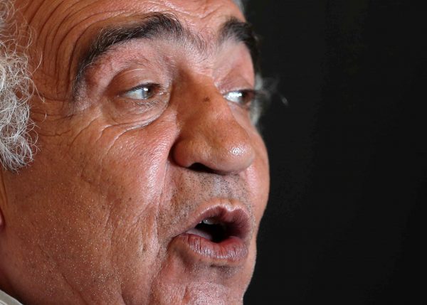 Raqqa Civil Council senior member Omar Alloush speaks during an interview with Reuters in Ain Issa, Syria October 3, 2017. Picture taken October 3, 2017. (Reuters/Erik De Castro)