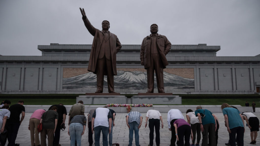 North Korea Increases Vandalism Guards at Statues of Ruling Kim Family