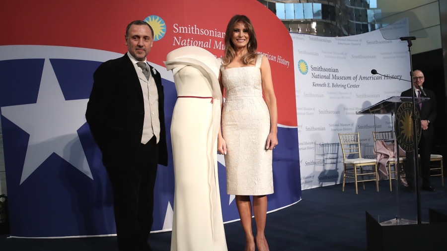 Melania Trump Donates Gown to Smithsonian
