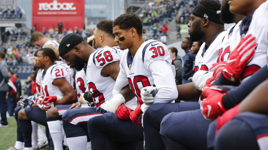Most Houston Texans Players Take Knee During Anthem