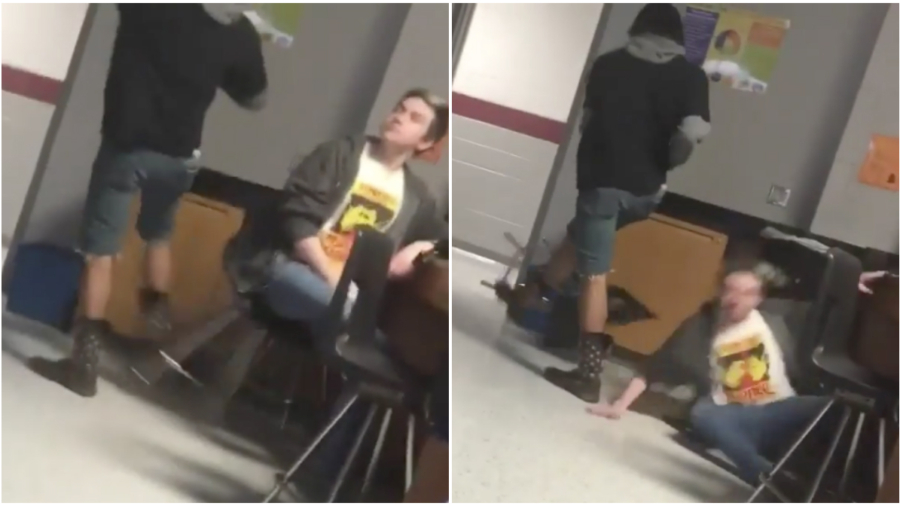 School Disciplines Student Who Kicked Chair Out From Another Sitting During Pledge of Allegiance