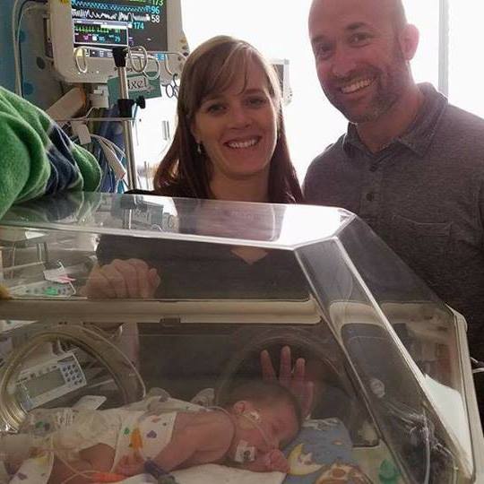 Adam, Melissa, and Axel Winch. (Adam Winch/Facebook)