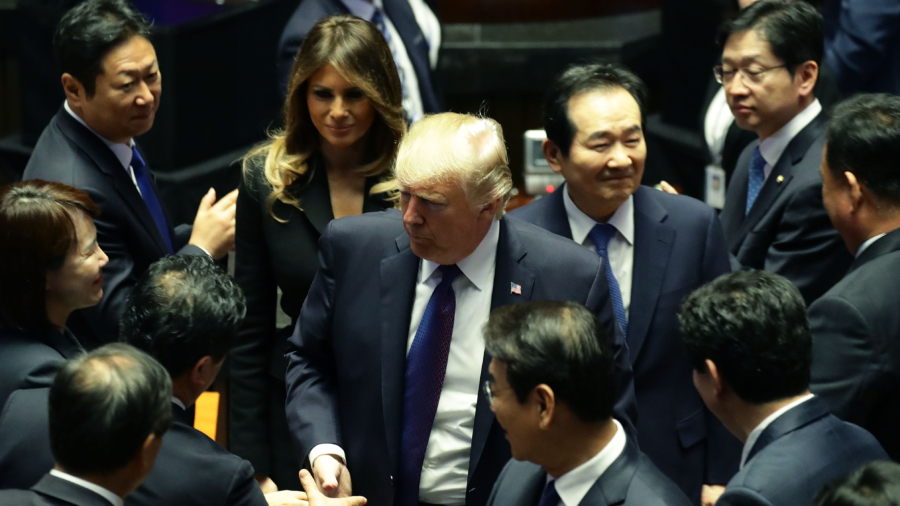Trump Paints Stark Picture In South Korean Speech