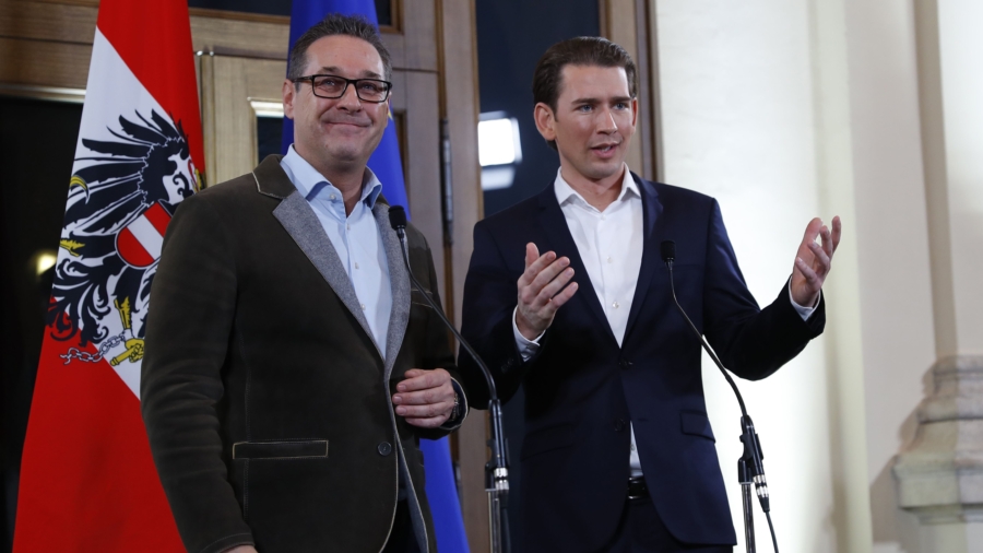 Kurz’s Austrian Conservatives Bring Right Wing Populist Party Into Government