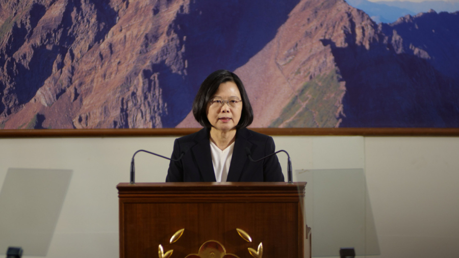 Taiwan President Warns China Against Military Aggression