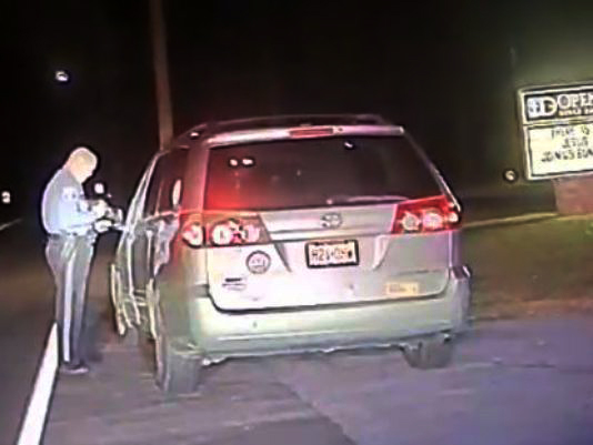 (Screen shot—Officer’s Marotto’s dash-cam)