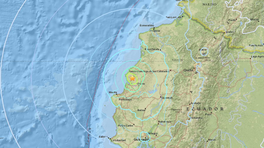 6.0 Earthquake Hits Ecuador Coast; No Injuries Reported