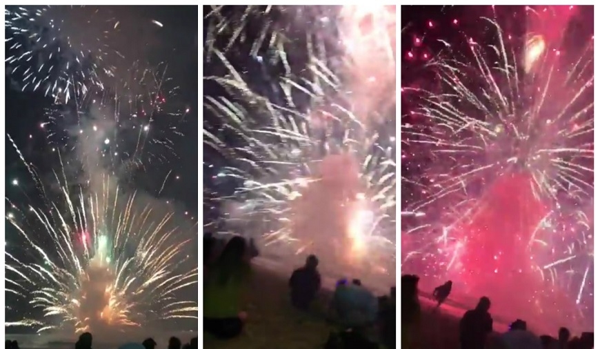 Fireworks Display Goes Horribly Wrong: ‘That Supposed to Happen?’