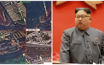 Satellite Images Show Chinese Ships Trading Oil With North Korean Vessels