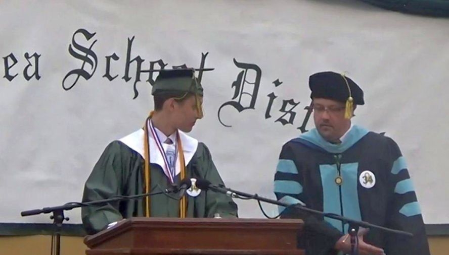 High School Valedictorian’s Graduation Speech Cut Off by School Officials