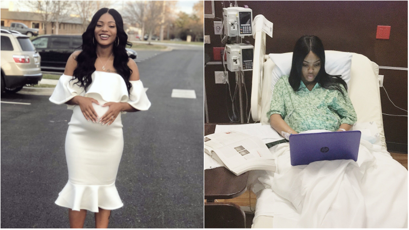 Teen Goes Viral After Finishing Her College Finals While in Labor