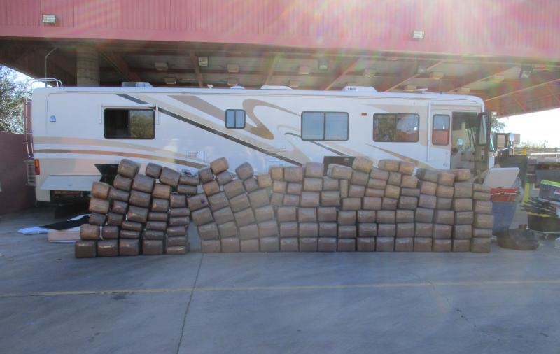 Man Arrested After Trying to Smuggle Motorhome Full of Marijuana into US