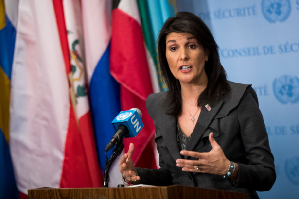 UN Ambassador Nikki Haley Addresses Press On Protests In Iran And U.S. Relations With Pakistan