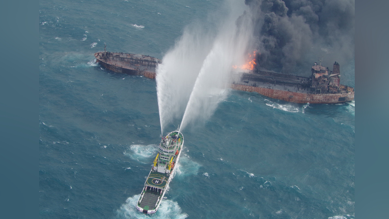 Burning Iranian Oil Tanker Sinks After January 6 Accident: Chinese State TV