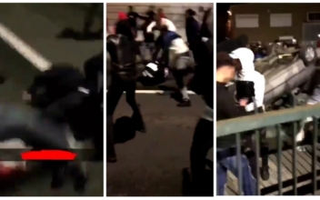 Harrowing Video of Policewoman Being Bashed by Rampaging Youths in Paris