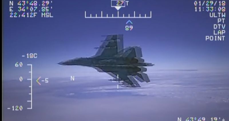 US Navy Releases Footage of ‘Unsafe’ Russian Jet Intercept
