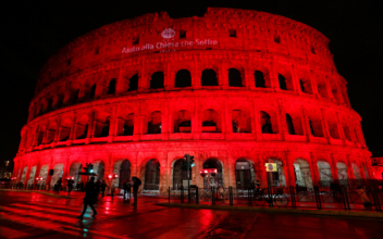 Rome’s Colosseum Turned Red to Protest Pakistan Blasphemy Law