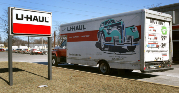A U-Haul truck in a file photo taken in Illinois. (Tim Boyle/Getty Images)