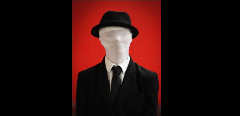 Yasmin Ouard poses as Slenderman in this 2012 file photo. (Photo by Dan Kitwood/Getty Images)