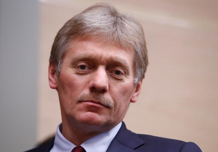Kremlin spokesman Dmitry Peskov arrives for a meeting with officials of Rostec high-technology state corporation at the Novo-Ogaryovo state residence outside Moscow on Dec. 7, 2017. (Sergei Karpukhin/Reuters)